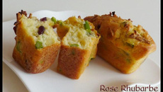 Cake aux asperges vertes et cramberries