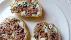 Fleischschnacka au Roquefort