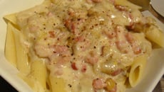 Pennes aux chicons et lardons
