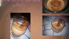 Verrine glacée au cœur coulant, au Nutella