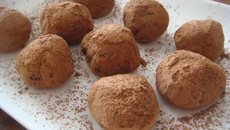 Truffes de fromage de chèvre au chocolat