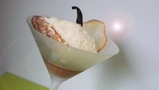 Coupe épicée de risotto à la vanille...