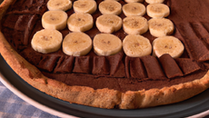 Tarte au chocolat noir et banane au thermomix