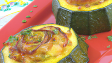 Tian de courgettes farcies aux pignons