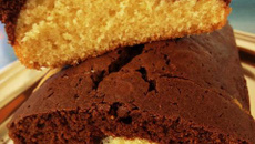 Le gâteau marbré chocolat, vanille et rhum