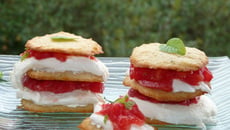 Millefeuilles aux couleurs de l'été