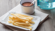 Churros et chocolat chaud