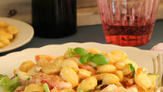 Salade d'orecchiettes aux écrevisses