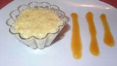 Risotto au lait et coulis d'abricots