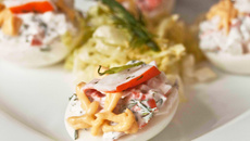 Œuf mimosa aux bâtonnets Saveur Coraya