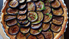 Tarte Tatin d'Aubergines