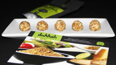 Boules apéritives de fromage à la dukkah