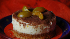 Bavarois mirabelle et pain d'épices