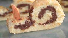 Escargots roules au nutella