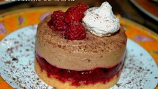 Délice au twix et framboises