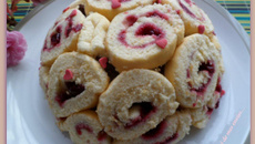 Gâteau roulé façon charlotte