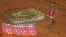 Flan fondant aux épinards