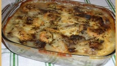 Cabillaud de Norvège aux aubergines et au reblochon