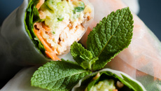 Rouleaux printaniers aux saveurs d'Asie