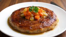 Rouelle de porc confite