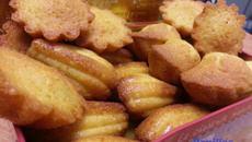 Madeleines vanillées et légères
