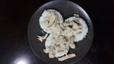 Poulet à la crème et aux champignons