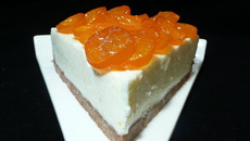 Cheesecake aux kumquats confits