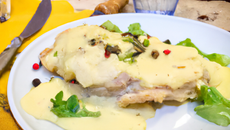 Escalope de poulet au reblochon