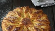 Brioche à la cannelle flocon de neige