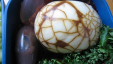 Œuf marbré au thé