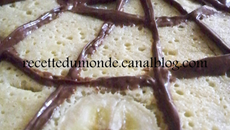 Tarte à la banane et chocolat