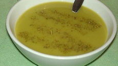 Petite soupe de pois cassé