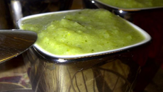Soupe fraicheur aux légumes verts