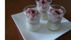 Mousseline de céleri au jambon