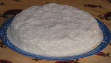 Boule de neige, gâteau à la noix de coco