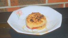 Crumble de pommes poêlées