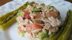 Tartare de légumes au thon