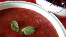 Gaspacho de tomates et cerises