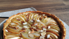 Tarte amandes et poires