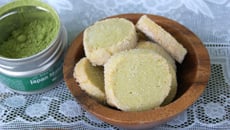 Sablés au thé matcha