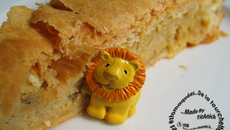 Galette à la frangipane et pomme caramélisée