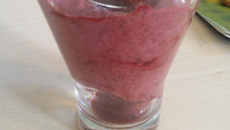 Mousse de fruits rouges aux spéculoos