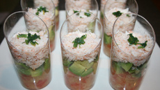 Verrines à l'antillaise