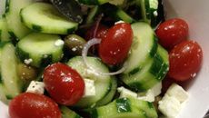 Salade grecque gourmande