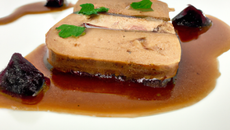 Bar à la sauce foie gras pour Noël