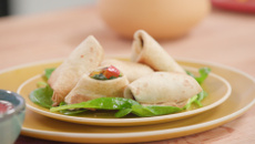 Samoussas végétariens aux légumes d'automne