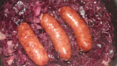 Choux rouge braisé à la pomme