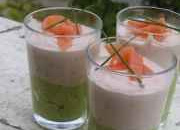 Duo de mousses de saumon fumé et d'avocat