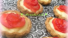 Tartelettes fraise en fleur