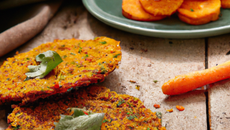 Galettes de carottes aux lentilles